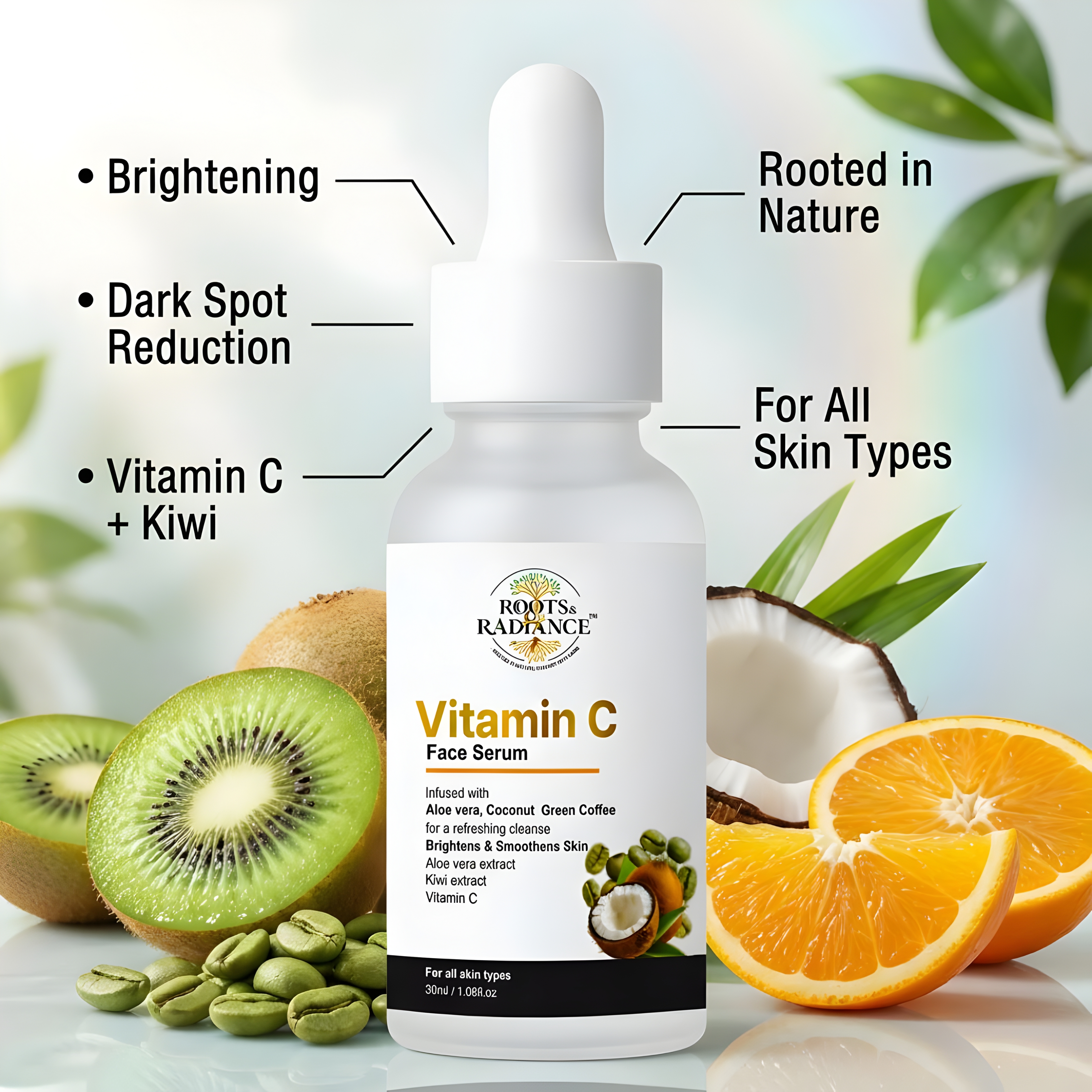 Vitamin C Face Serum for Glowing Skin | Brightening & Hydrating Serum product image