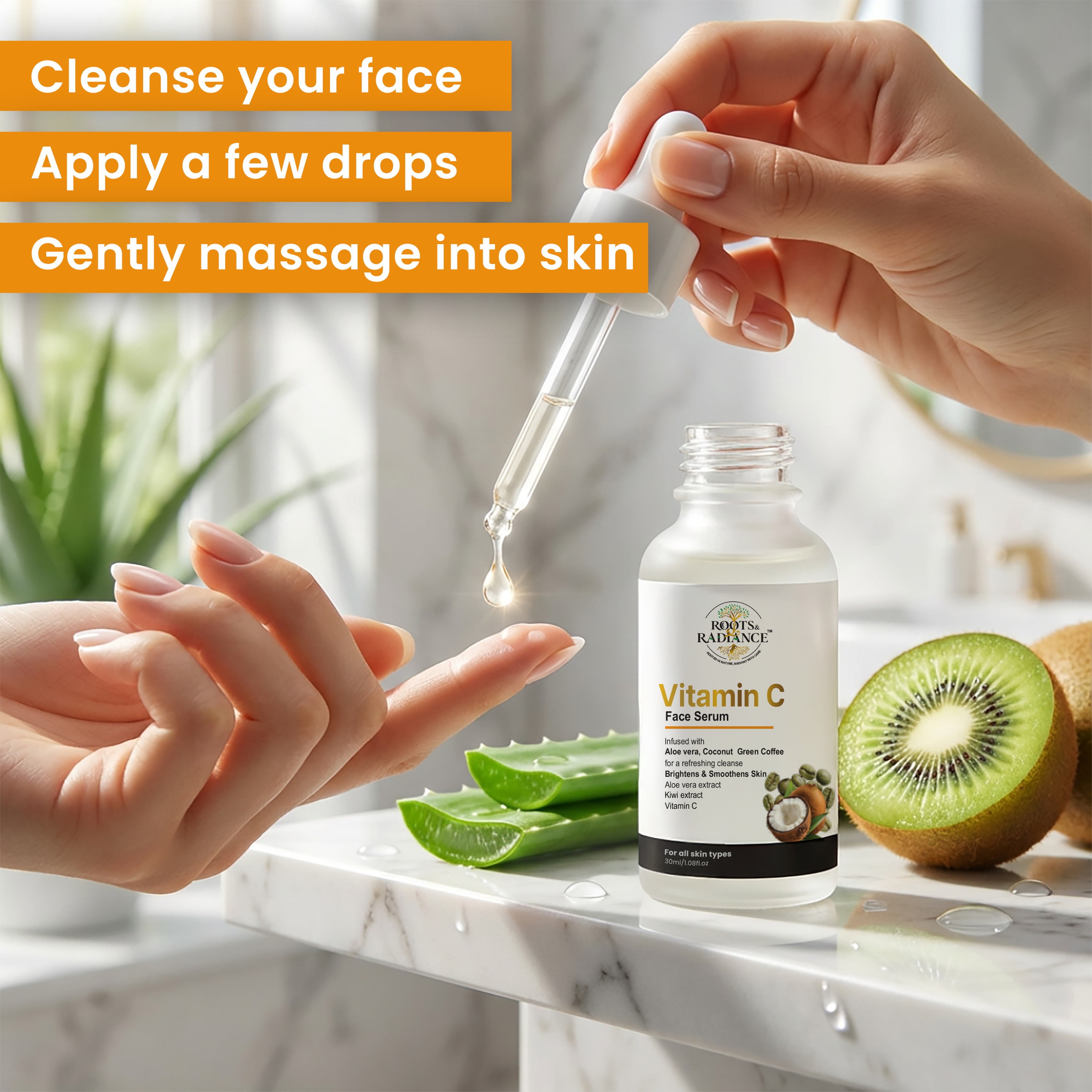 Vitamin C Face Serum for Glowing Skin | Brightening & Hydrating Serum product image