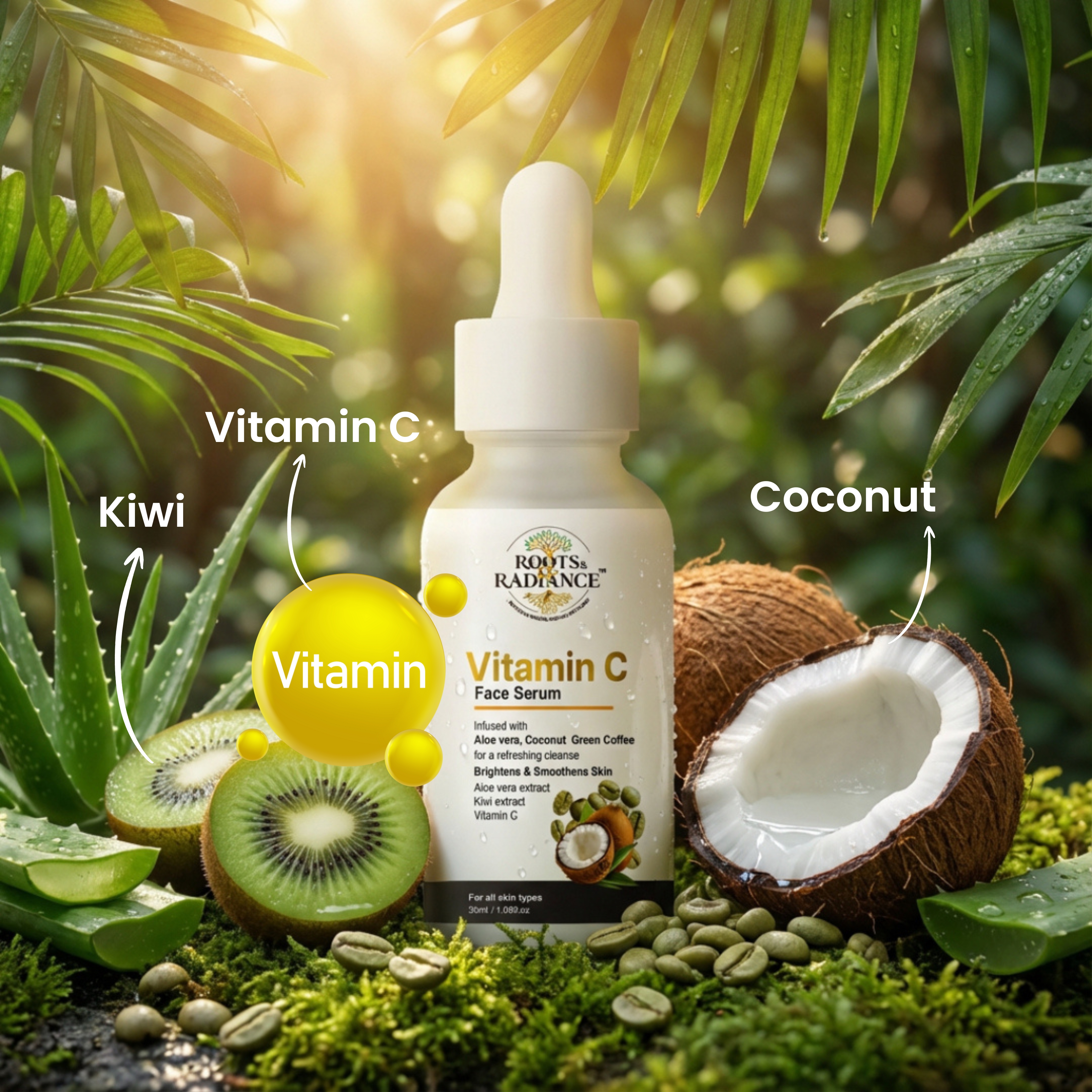 Vitamin C Face Serum for Glowing Skin | Brightening & Hydrating Serum product image